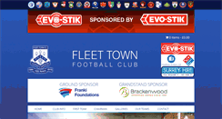 Desktop Screenshot of fleettownfc.co.uk